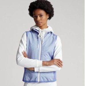 Women's RLX Chevron Front Print French Terry Full-Zip Vest